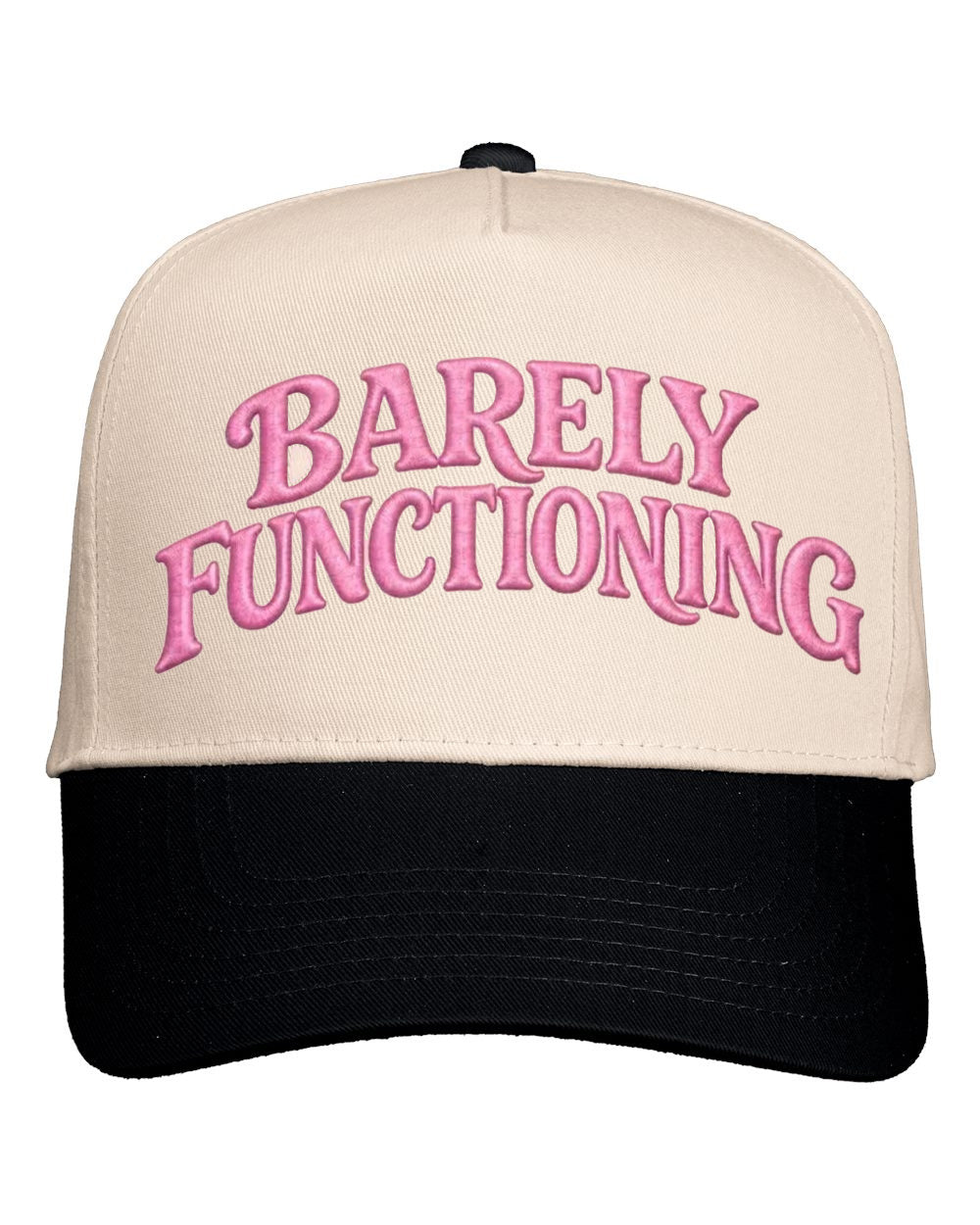 Barely Functioning Embroidered Cap