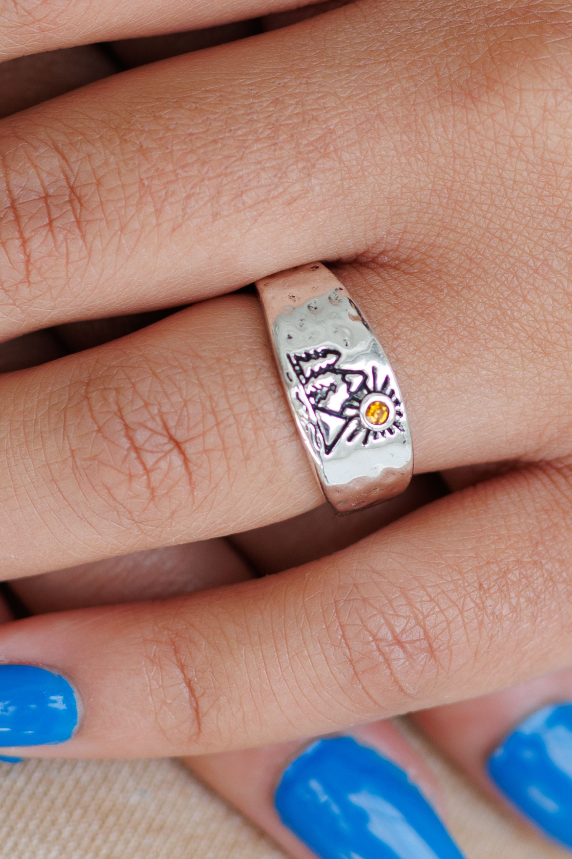 Adjustable Mountain Sun Ring