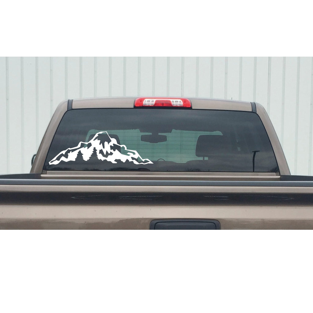 Rocky Mountains Decal – Outdoor Adventure Vinyl Car Sticker 7449