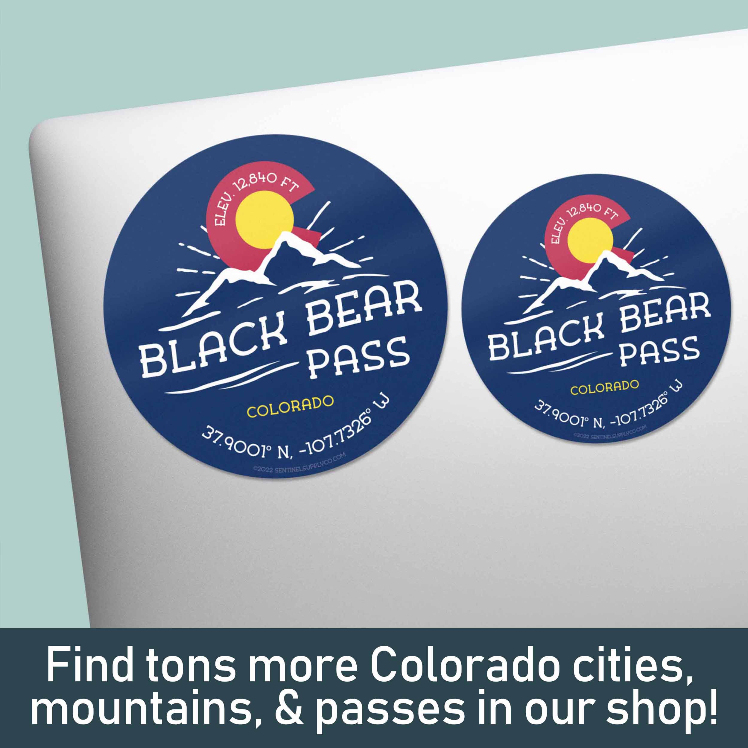 Engineer Pass Colorado Stickers