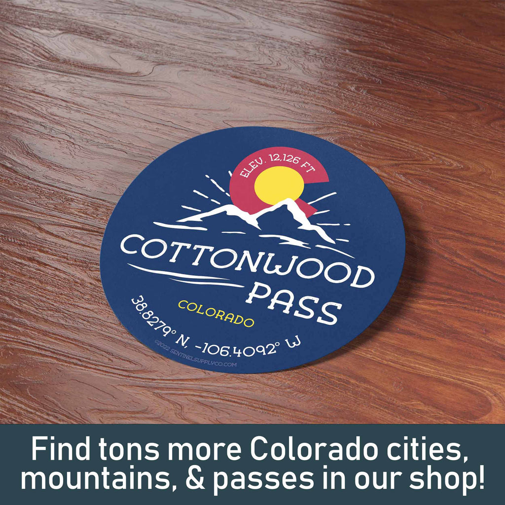 Engineer Pass Colorado Stickers