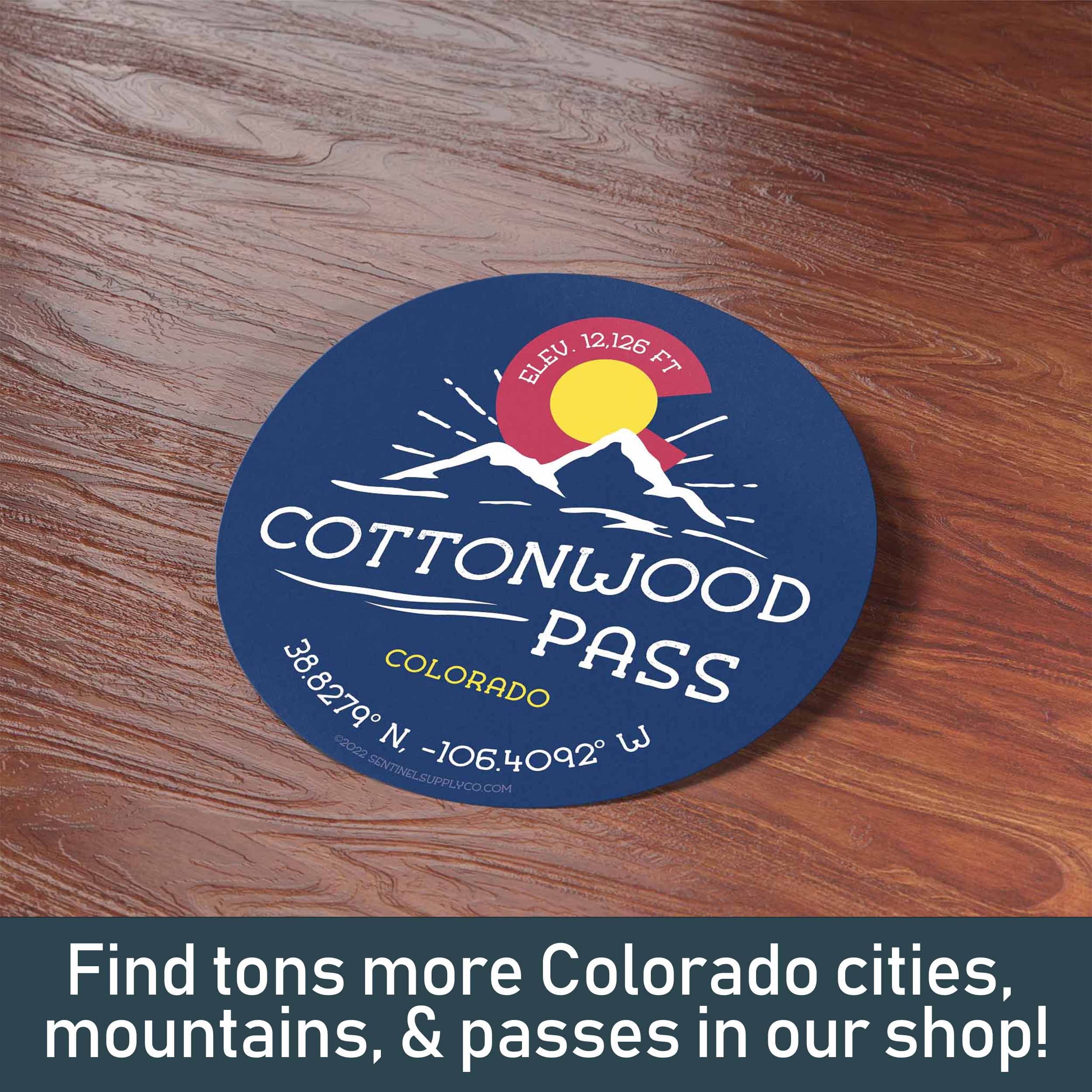 Engineer Pass Colorado Stickers