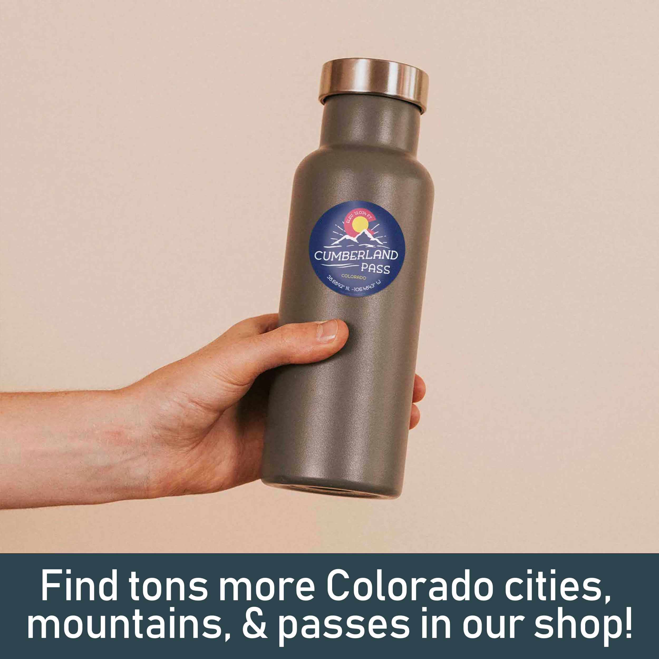 Cinnamon Pass Colorado Stickers
