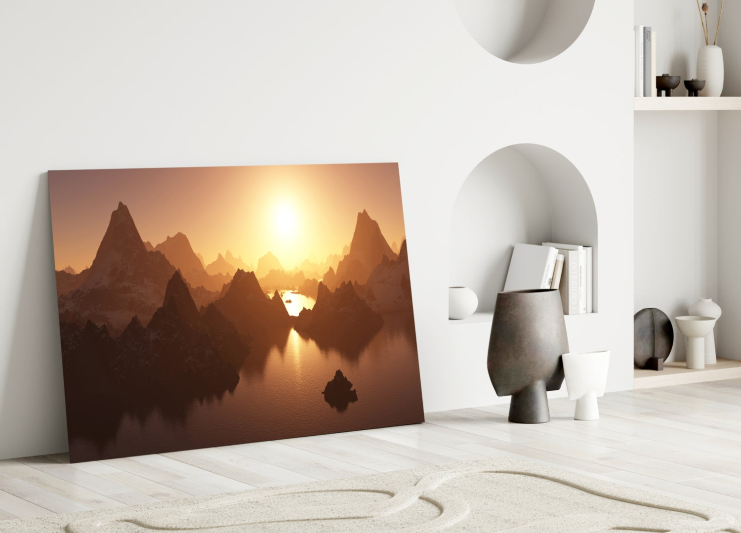 Mountain Glass Wall Art