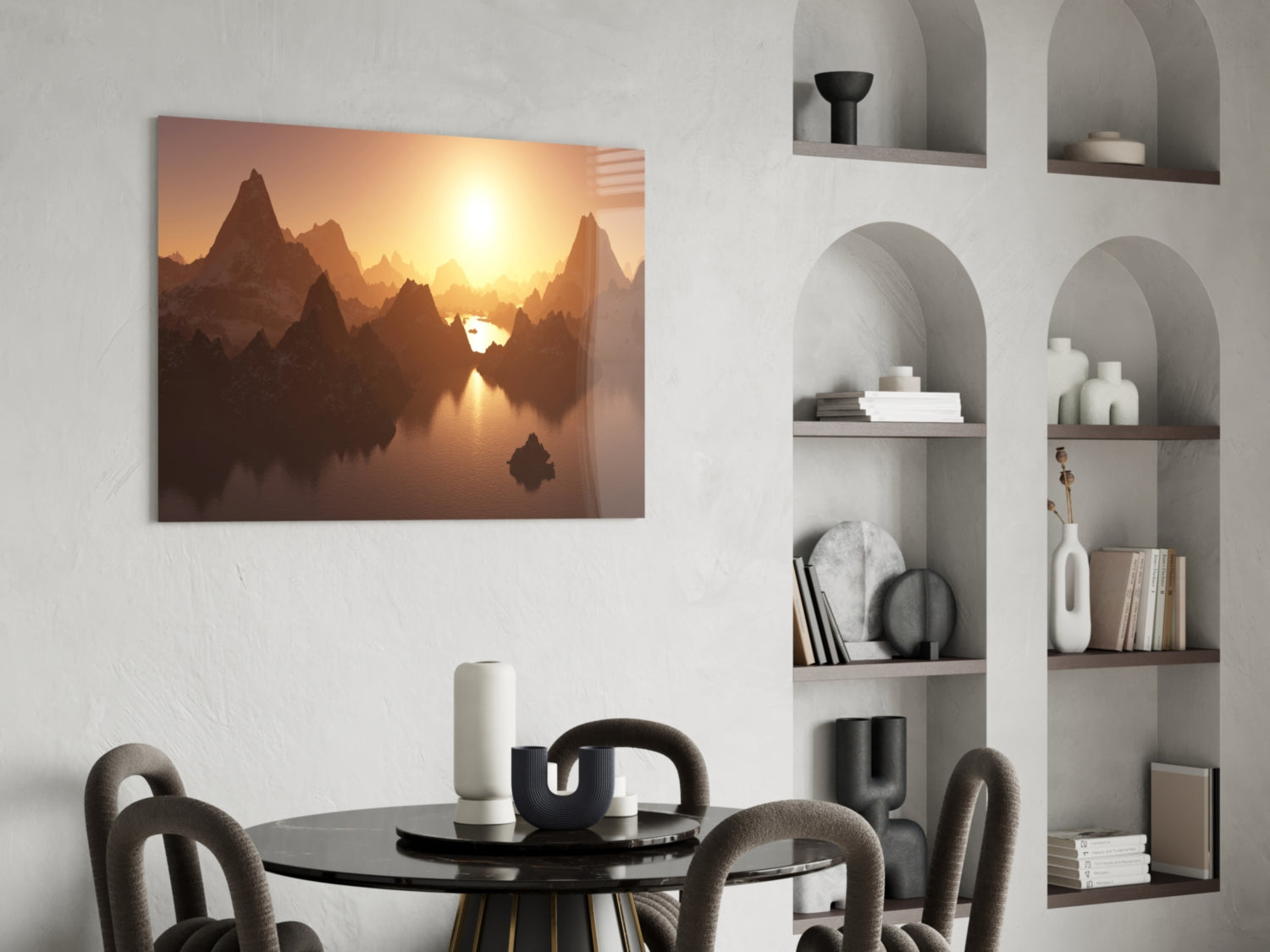 Mountain Glass Wall Art