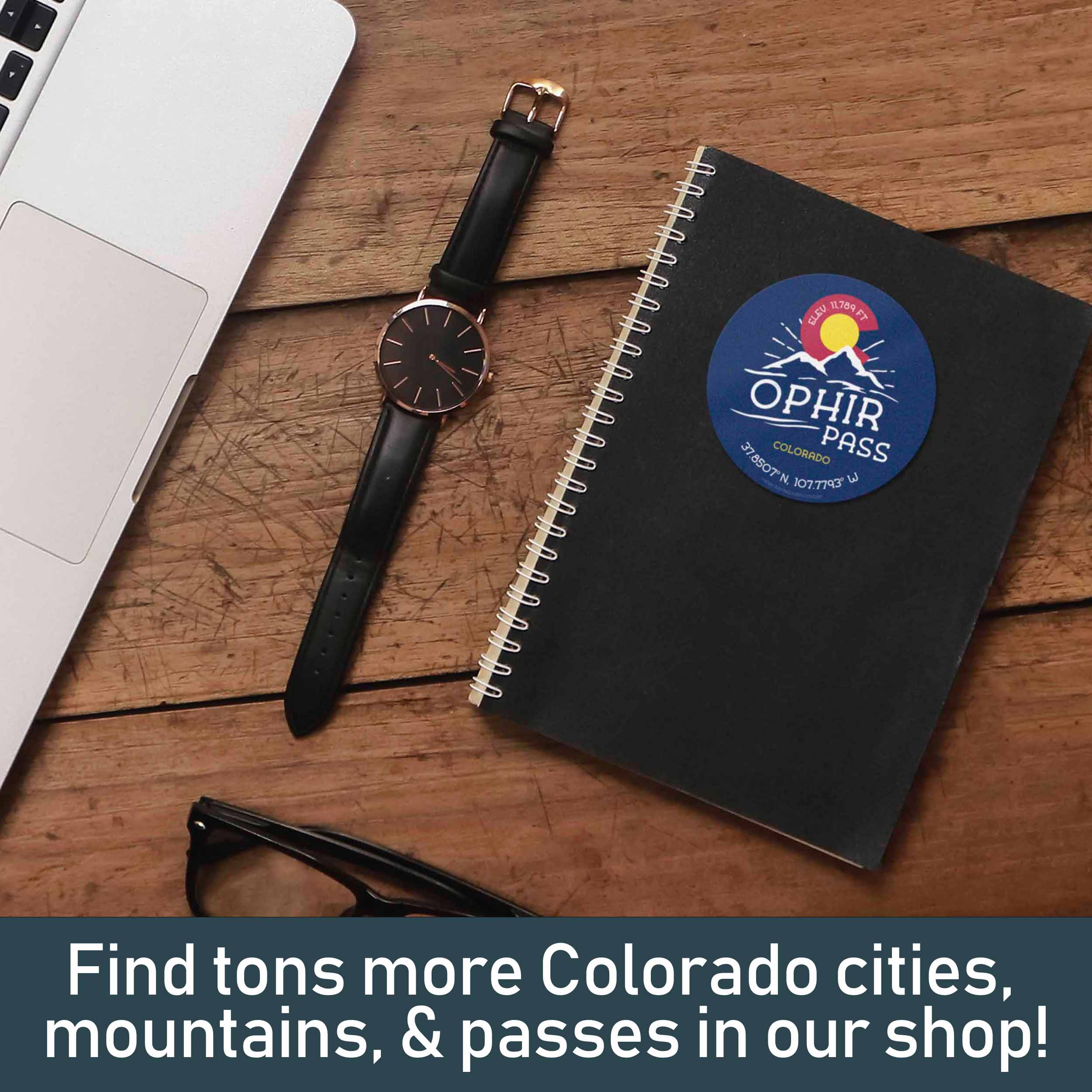 Cinnamon Pass Colorado Stickers