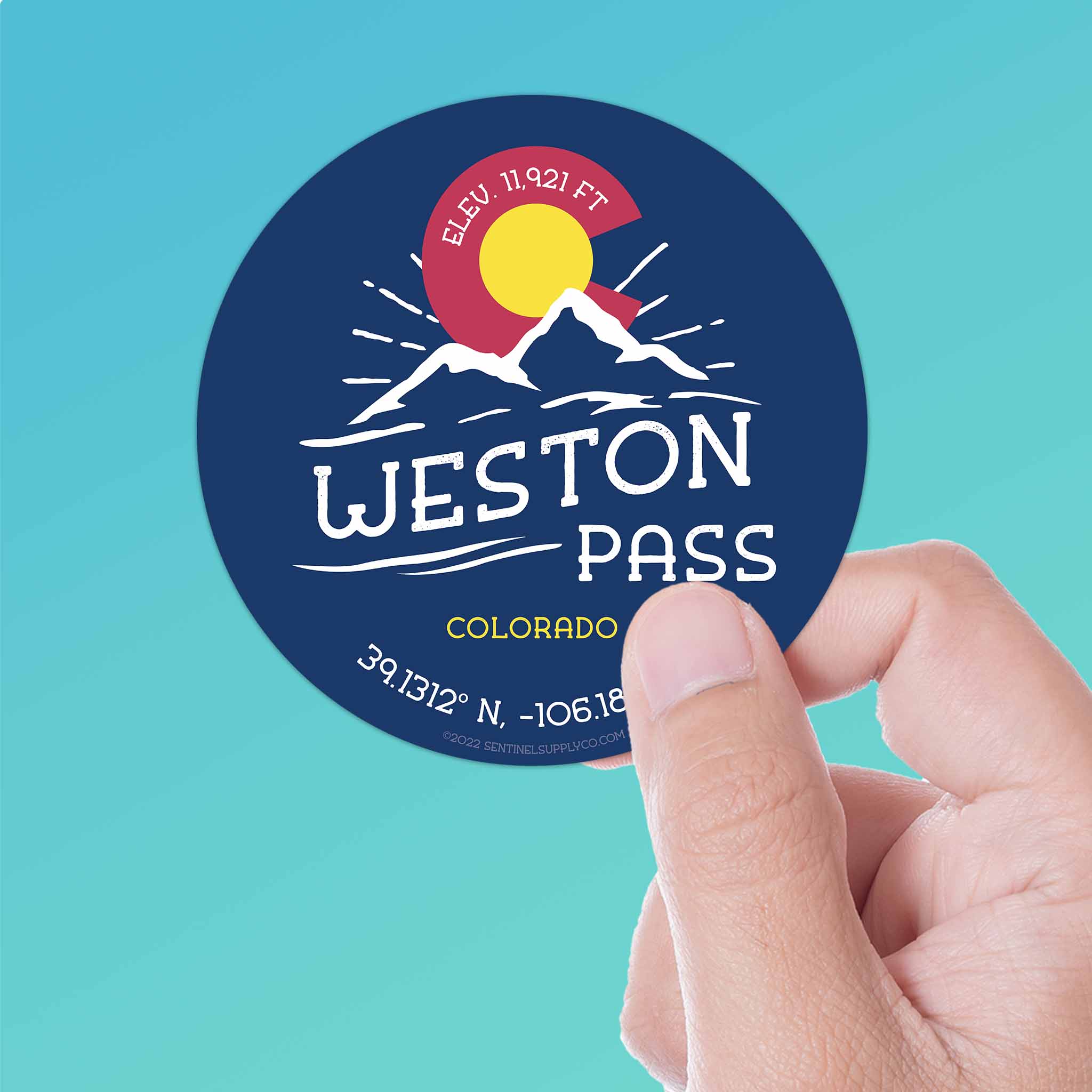 Weston Pass Colorado Stickers