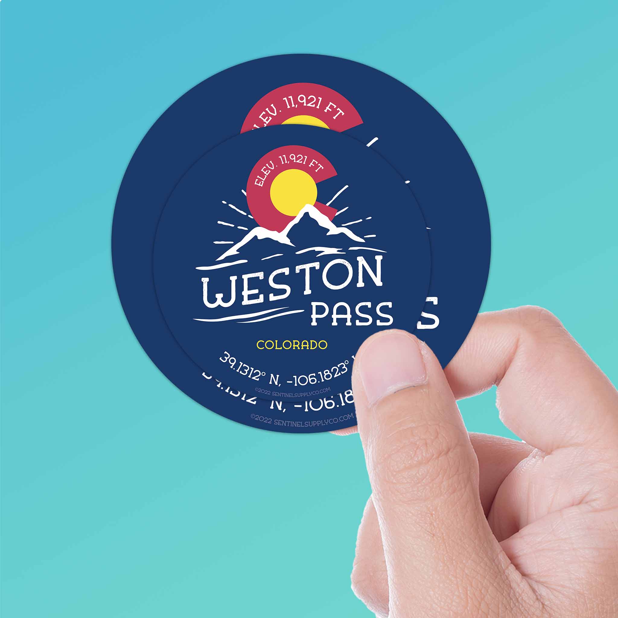 Weston Pass Colorado Stickers