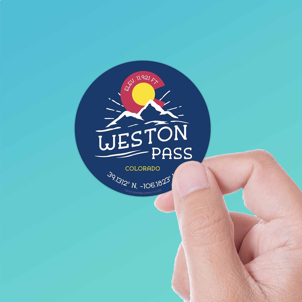 Weston Pass Colorado Stickers