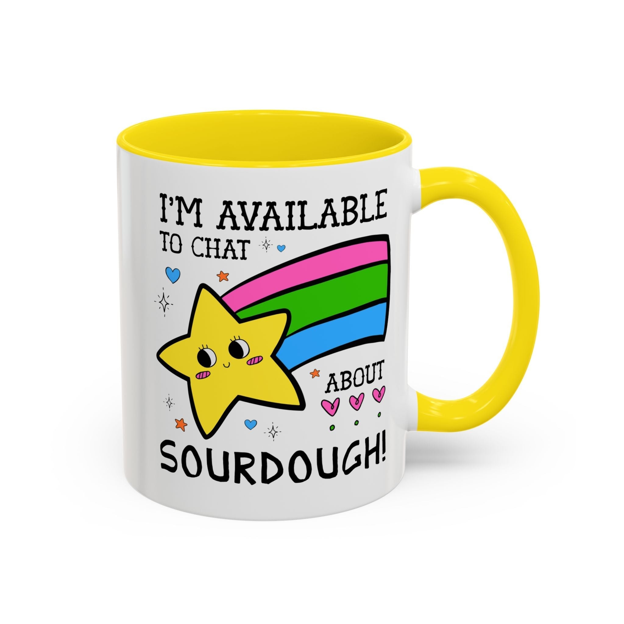 I'm Available to Chat About Sourdough Coffee Mug