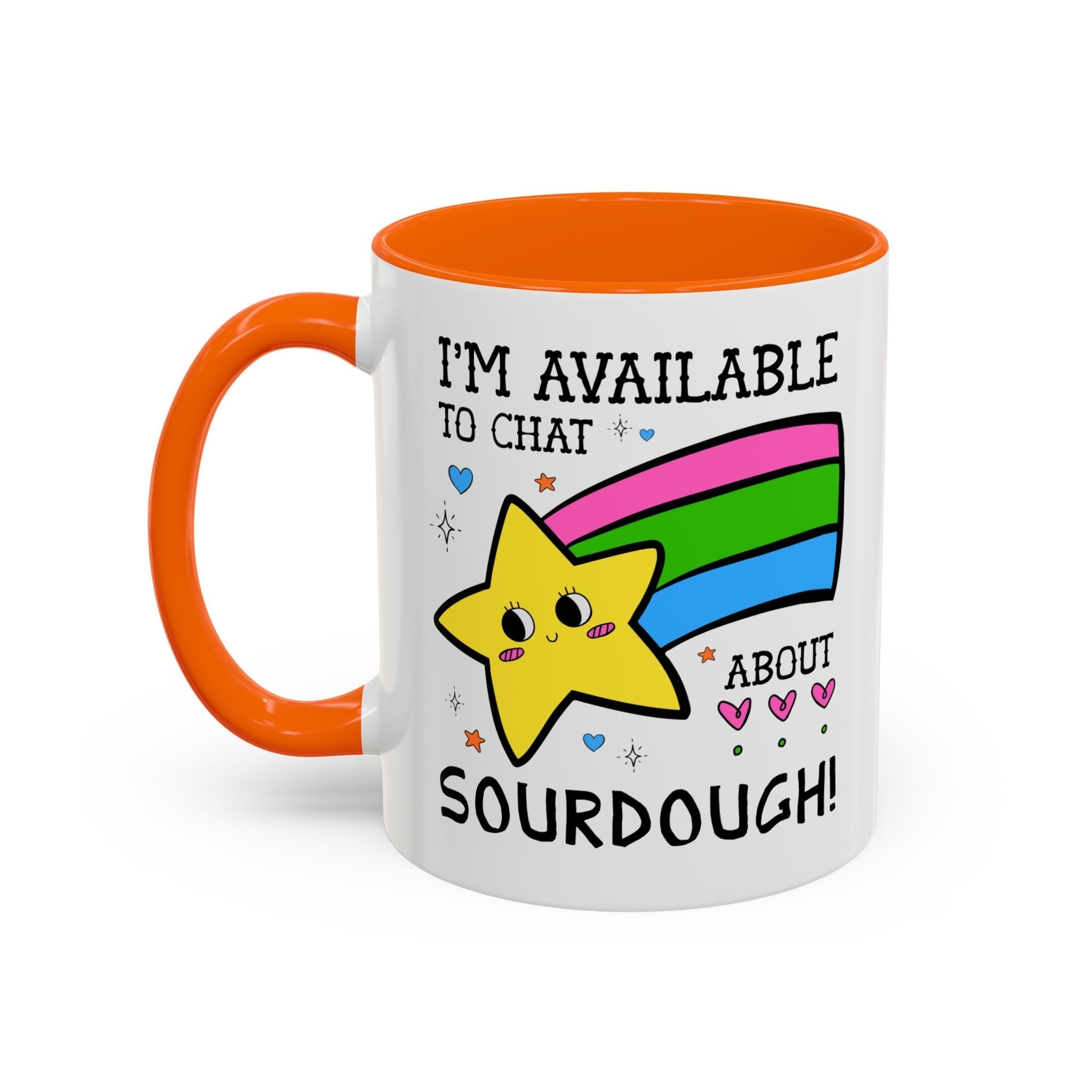 I'm Available to Chat About Sourdough Coffee Mug