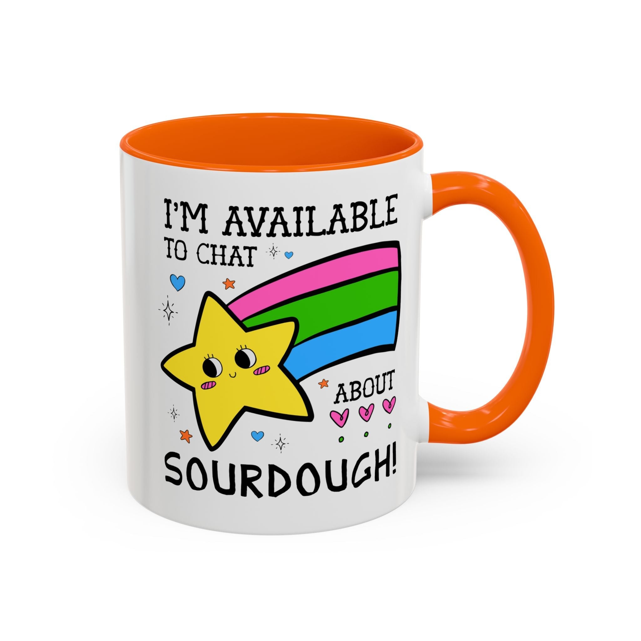 I'm Available to Chat About Sourdough Coffee Mug