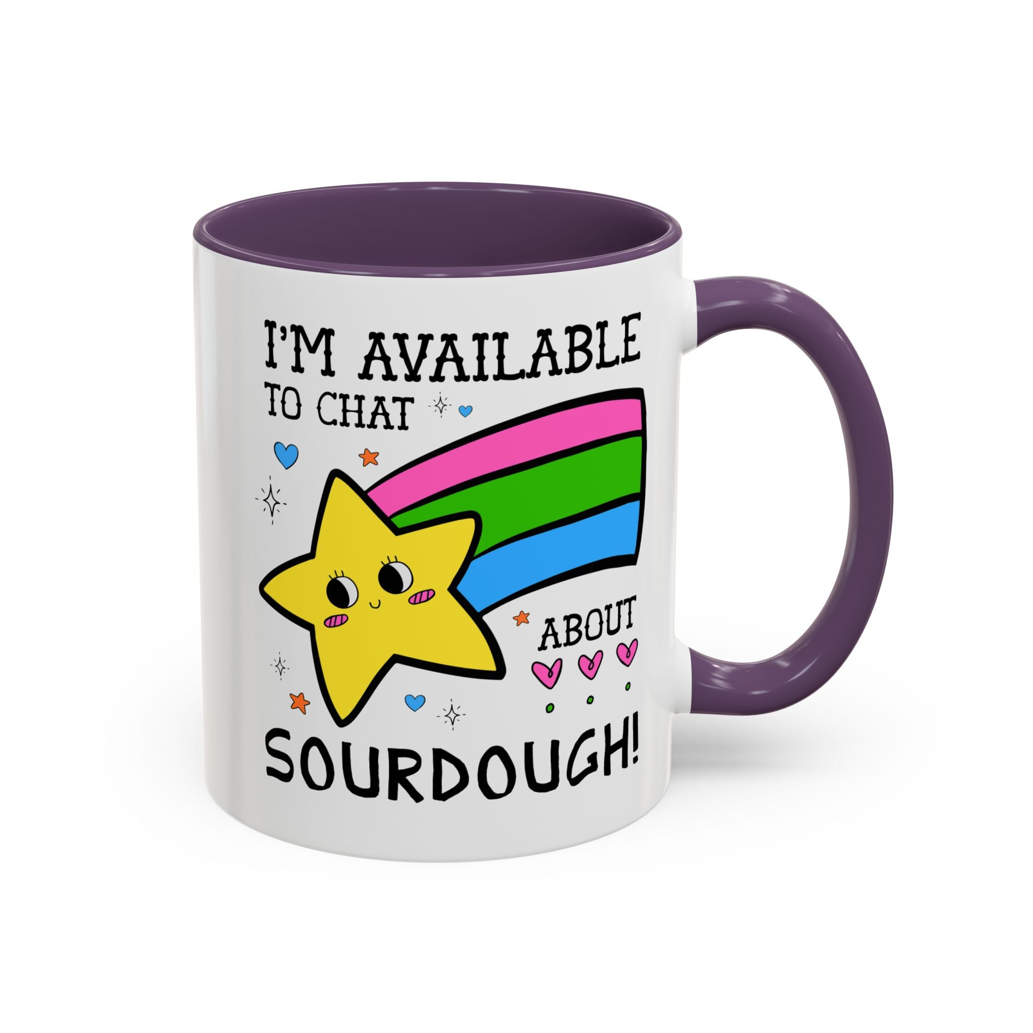 I'm Available to Chat About Sourdough Coffee Mug