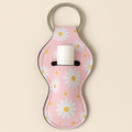 Floral Chapstick Keyring – 4” – Assorted Designs