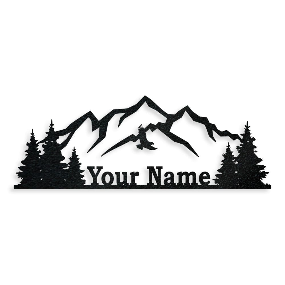 Mountain Range Monogram