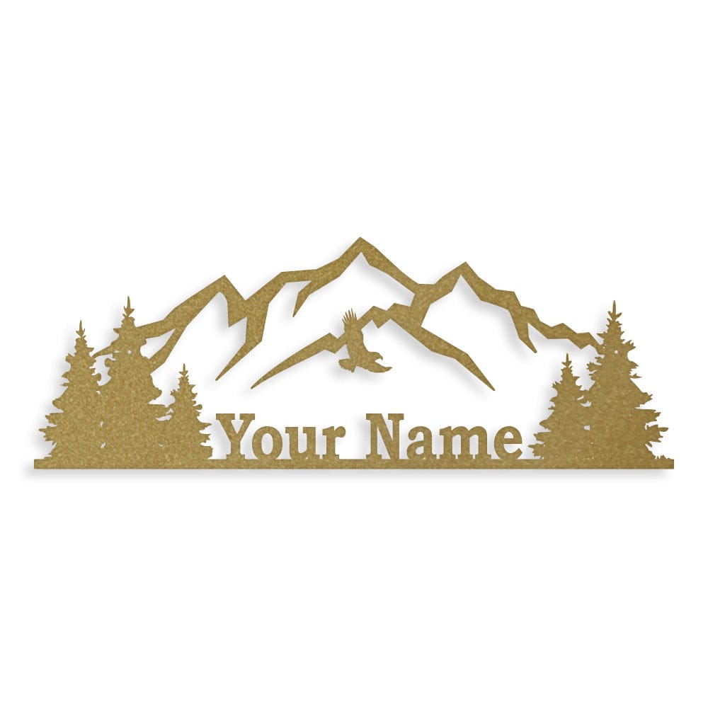 Mountain Range Monogram