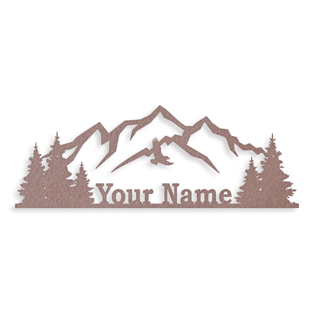 Mountain Range Monogram