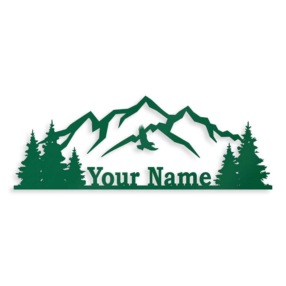 Mountain Range Monogram