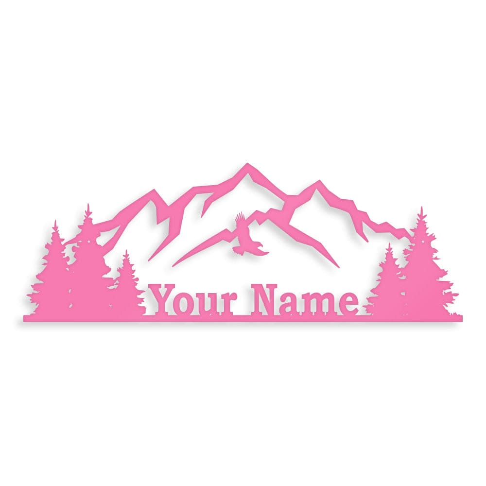 Mountain Range Monogram