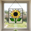 Sunflower Stained Glass Pattern